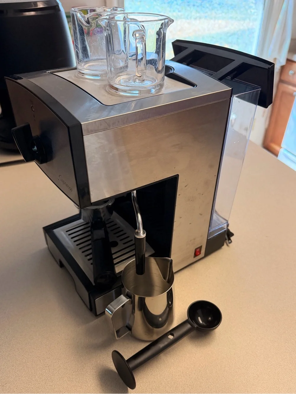 Capresso Espresso Maker with Accessories - Silver & Black